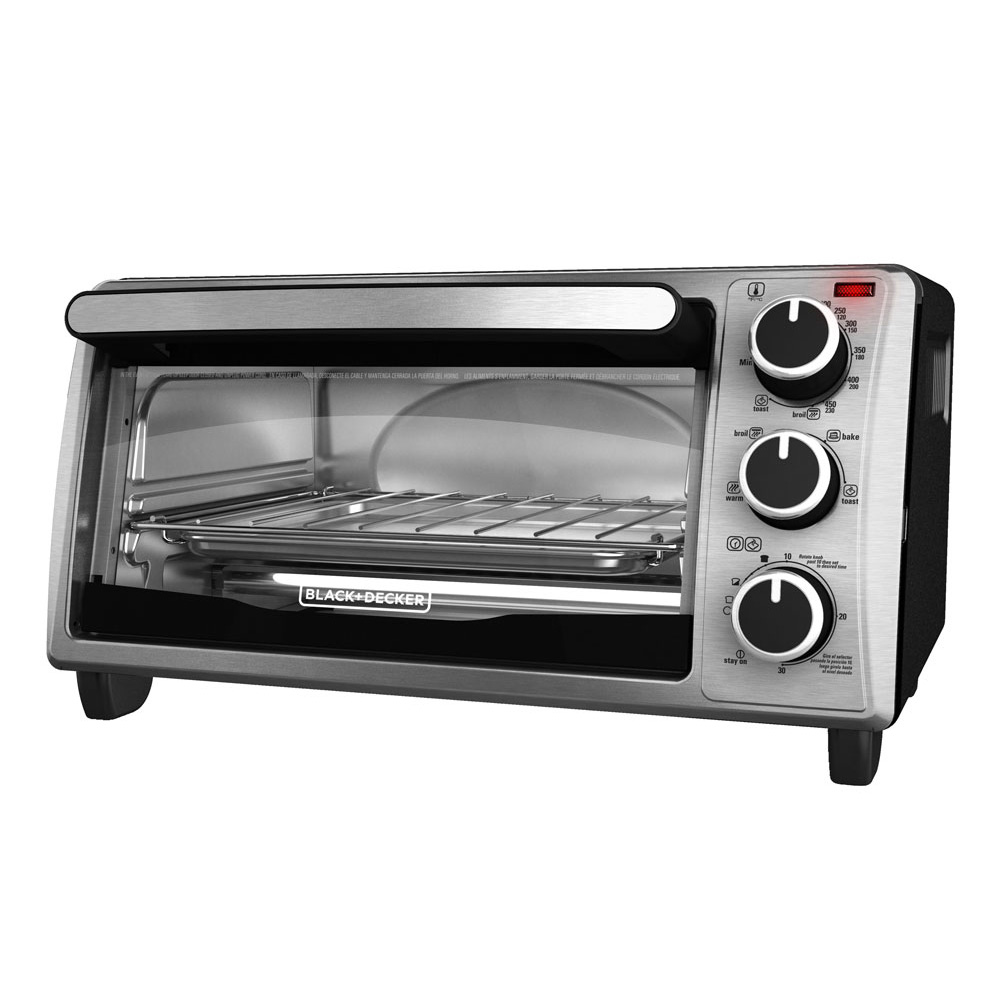 TO1760SS 4 Slice Toaster Oven Stainless Steel with Natural